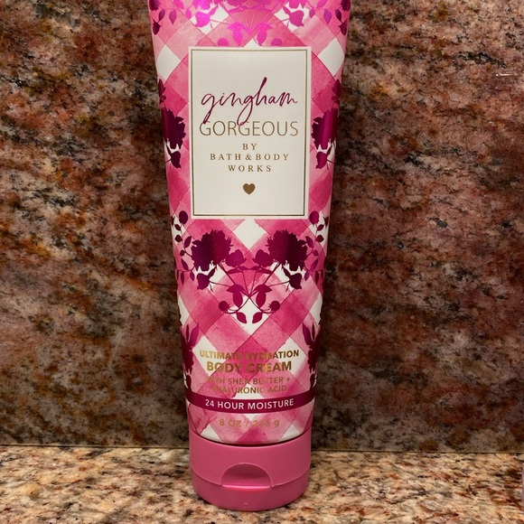 3pc Set💗GINGHAM GORGEOUS💗BBW Fragrance Mist+Body Wash+Body Cream Gift Wrap NWT - Picture 3 of 10